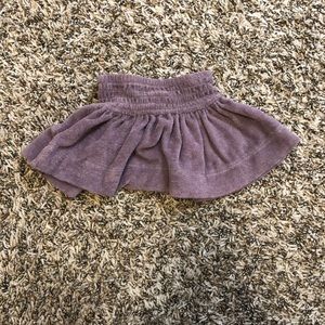 Kate Quinn terry cloth skirt